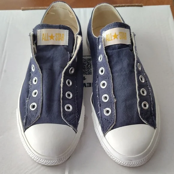 Unisex Converse All Star Slip On Sneakers Shoes No Laces size M-8 W-10 - Picture 6 of 7